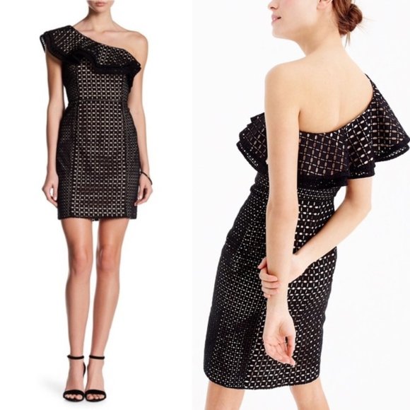 J. Crew Dresses & Skirts - New JCrew Collection Eyelet Dress Black Cocktail